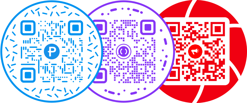 QR code designs with circular frames